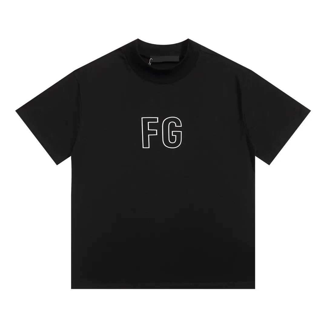 FEAR OF GOD ESSENTIALS FG T ：E 2329# ：Black White Sizes：S M L XL